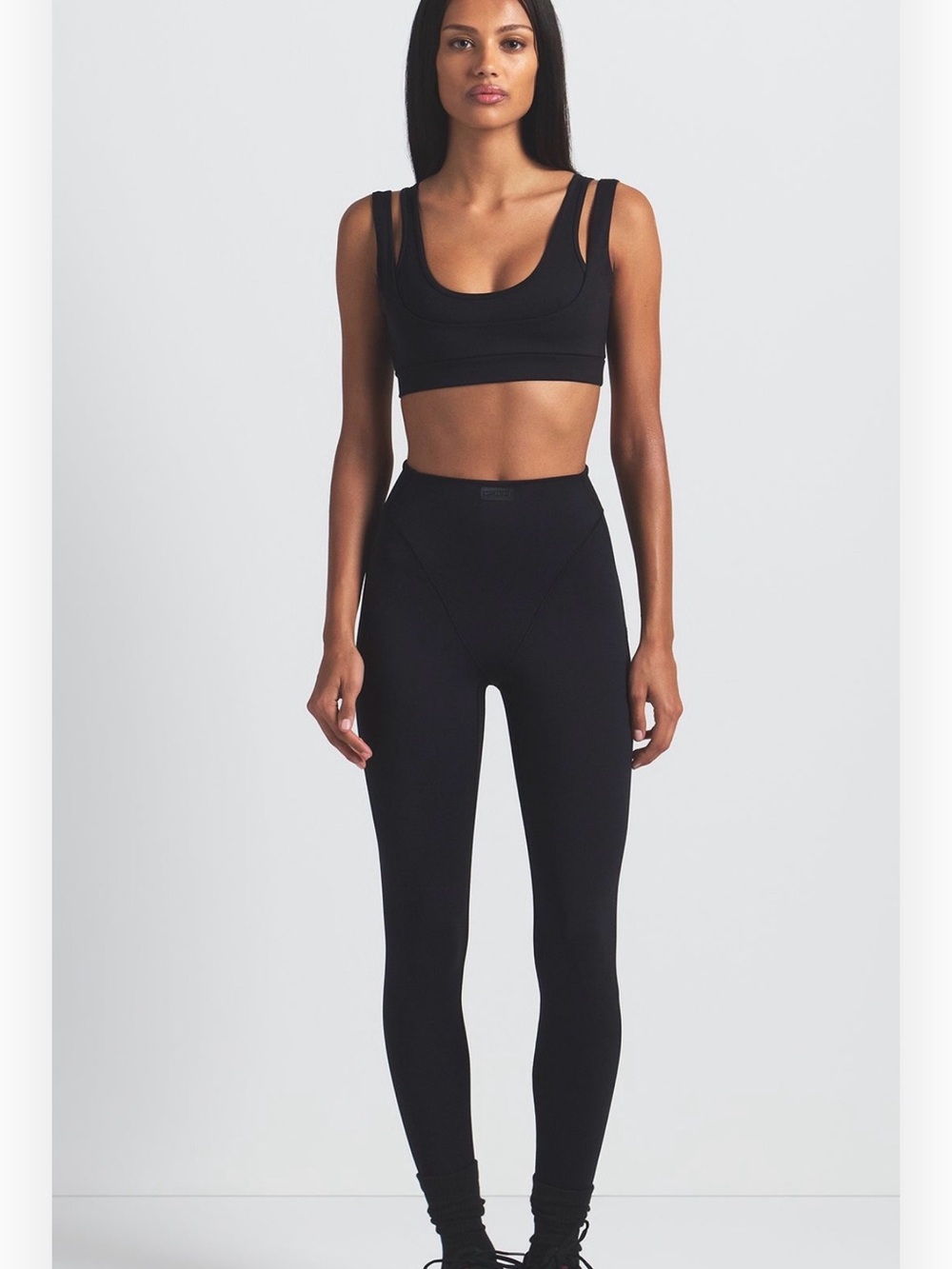 SKIMS Black High-Waist Sculpting Leggings
